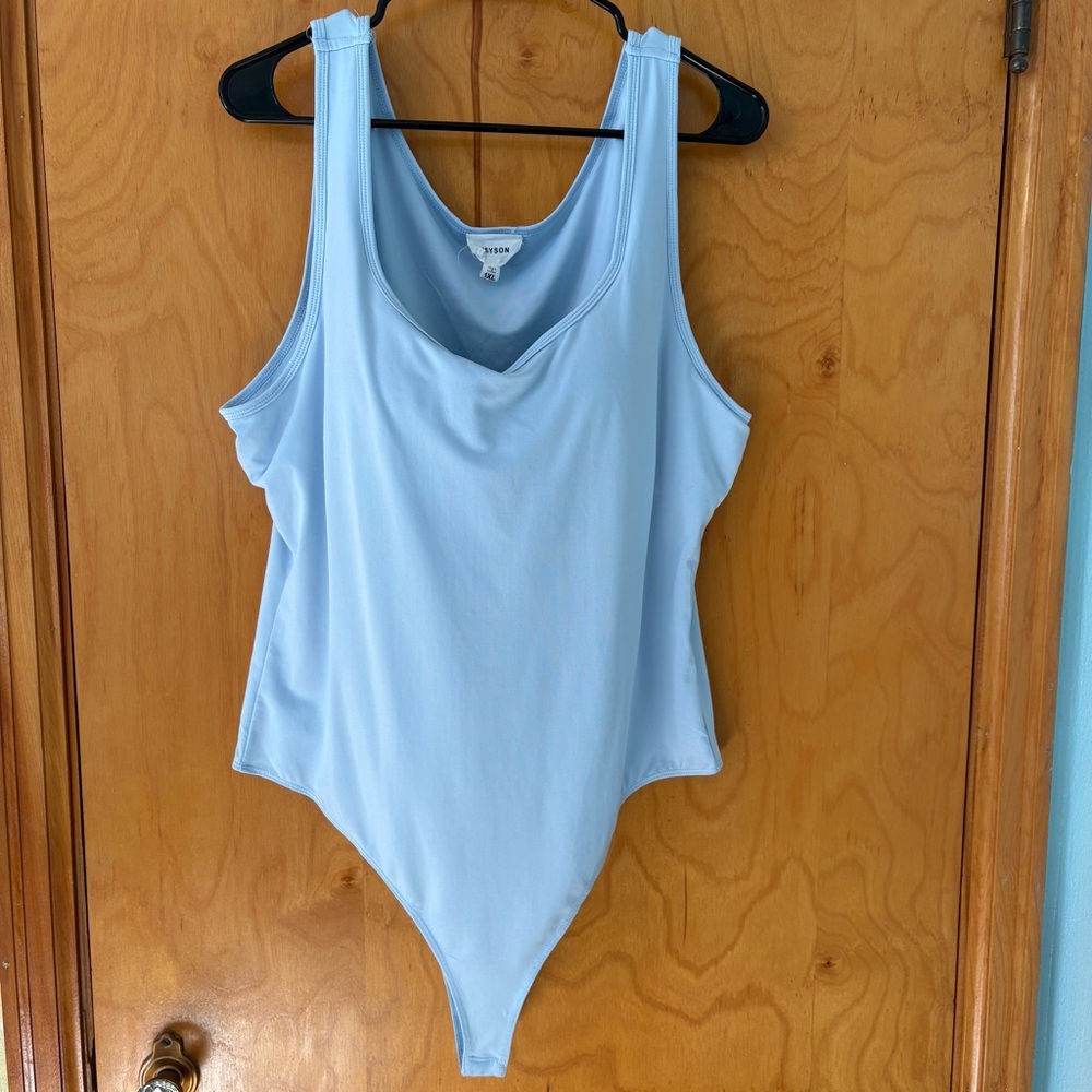 Sky Blue Bodysuit 1X